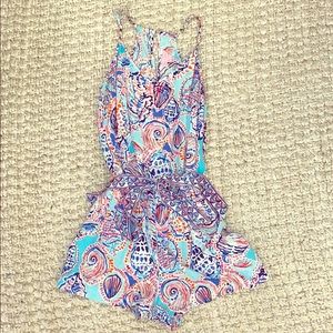 Lilly Pulitzer Baby Blue Romper